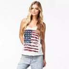 Vintage American Flag Tank Top