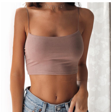 Women's Cotton Knit Cami Tank Top
