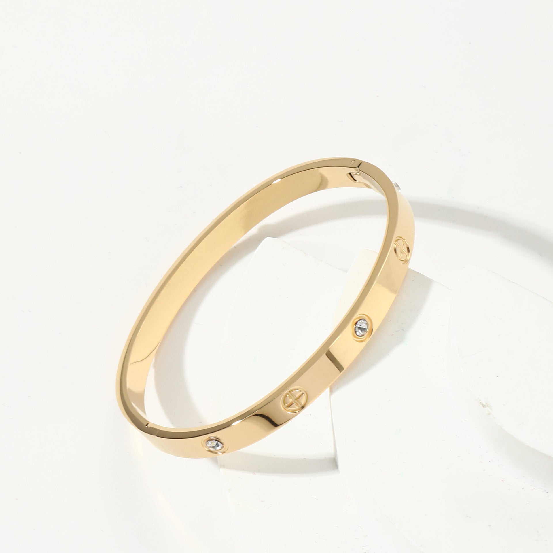 Classic Bracelet with Cross Design and (Single)