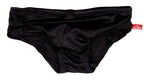 Men's Low-Rise Solid Swim Briefs