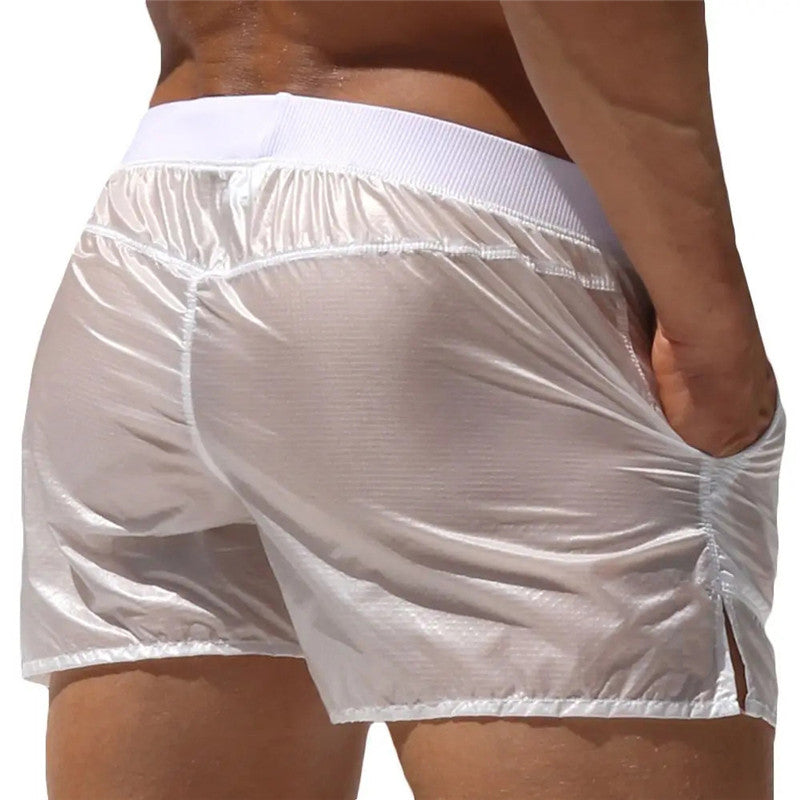 Men's Lightweight Semi-Sheer Beach Shorts