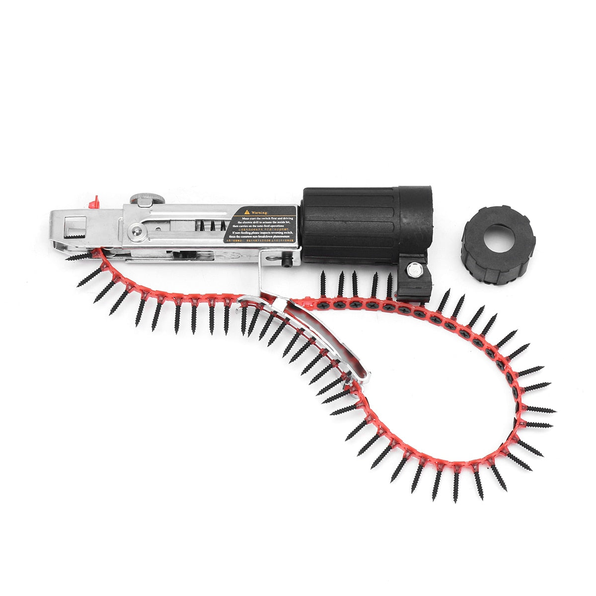 Automatic Nail Feeder with Chain Support for Gun
