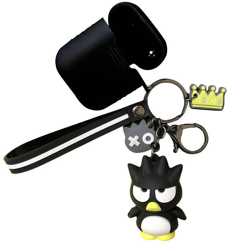 Korean Style Cartoon AirPods Case with Keychain (DIY) | Accessory