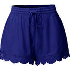 Plus Size Summer Women's Casual Beach Shorts