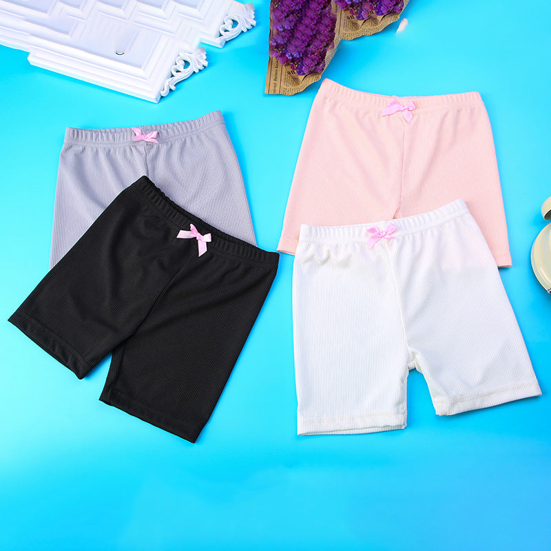 Cotton Girls' Safety Shorts - Cute Summer Style