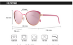 Pink Cat-Eye Sunglasses UV Protection