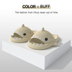 Cartoon Shark Quick-Drying Non-Slip Slippers for All | Footwear