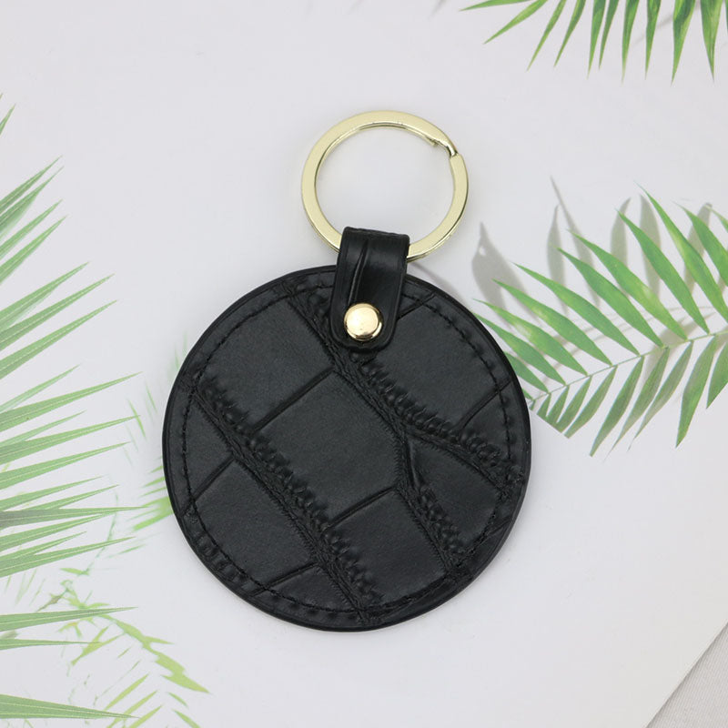 Custom Leather Heart Keychain - Versatile and Simple Design | Accessory