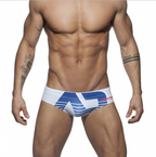 Men's Geometric Print Swim Briefs
