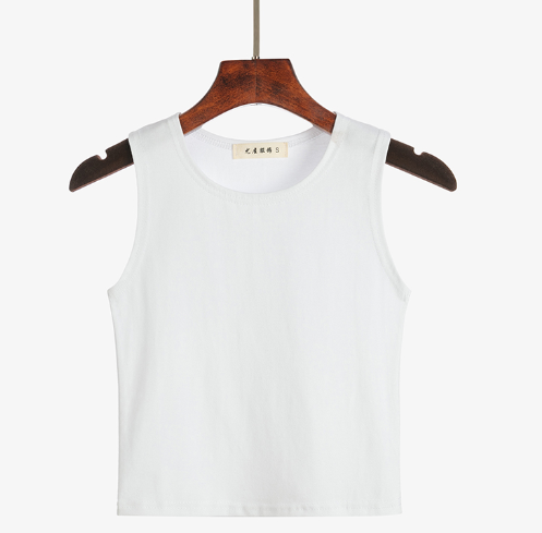 Korean Style Cropped Turtleneck Tank Top for Women