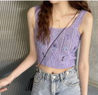 2020 Summer Stylish Short Knit Tank Top for Women