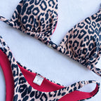 2019 Hot Sale Three-Point Leopard Print Bikini Set