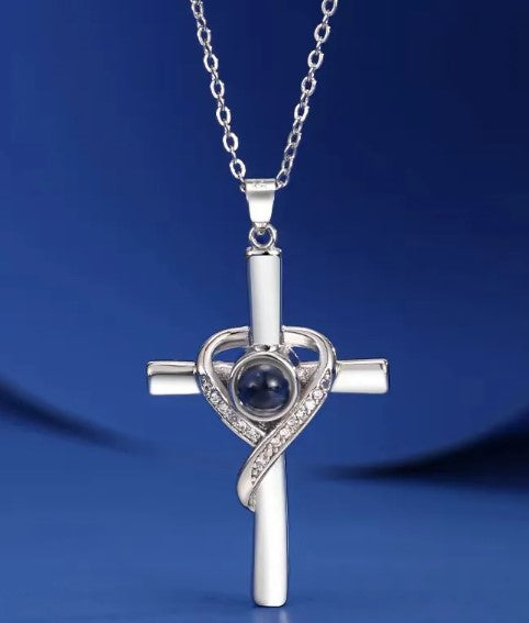 Love Cross Necklace | Christian Jewelry