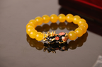 2019 New Cat's Eye Stone Bracelet with 3D Gold-Plated Pixiu