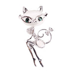 Korean Style Cat Glasses Brooch - Cute Accessory Design