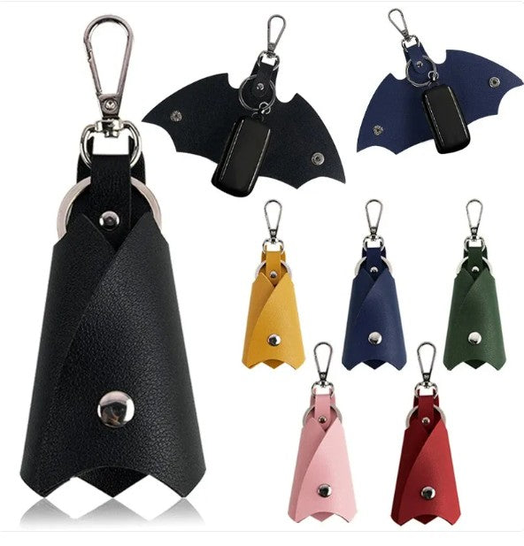 PU Leather Funny Bat Keychains | Accessory