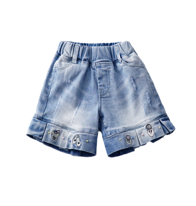 New Summer Denim Shorts for Girls (Kids' Fashion)