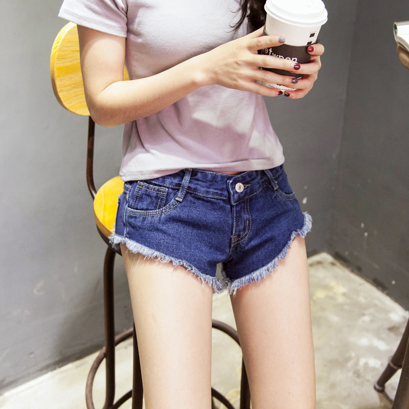 Low Waist Women's Denim Shorts and Cutoffs