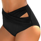 High-Waisted Solid Large Shorts for Women
