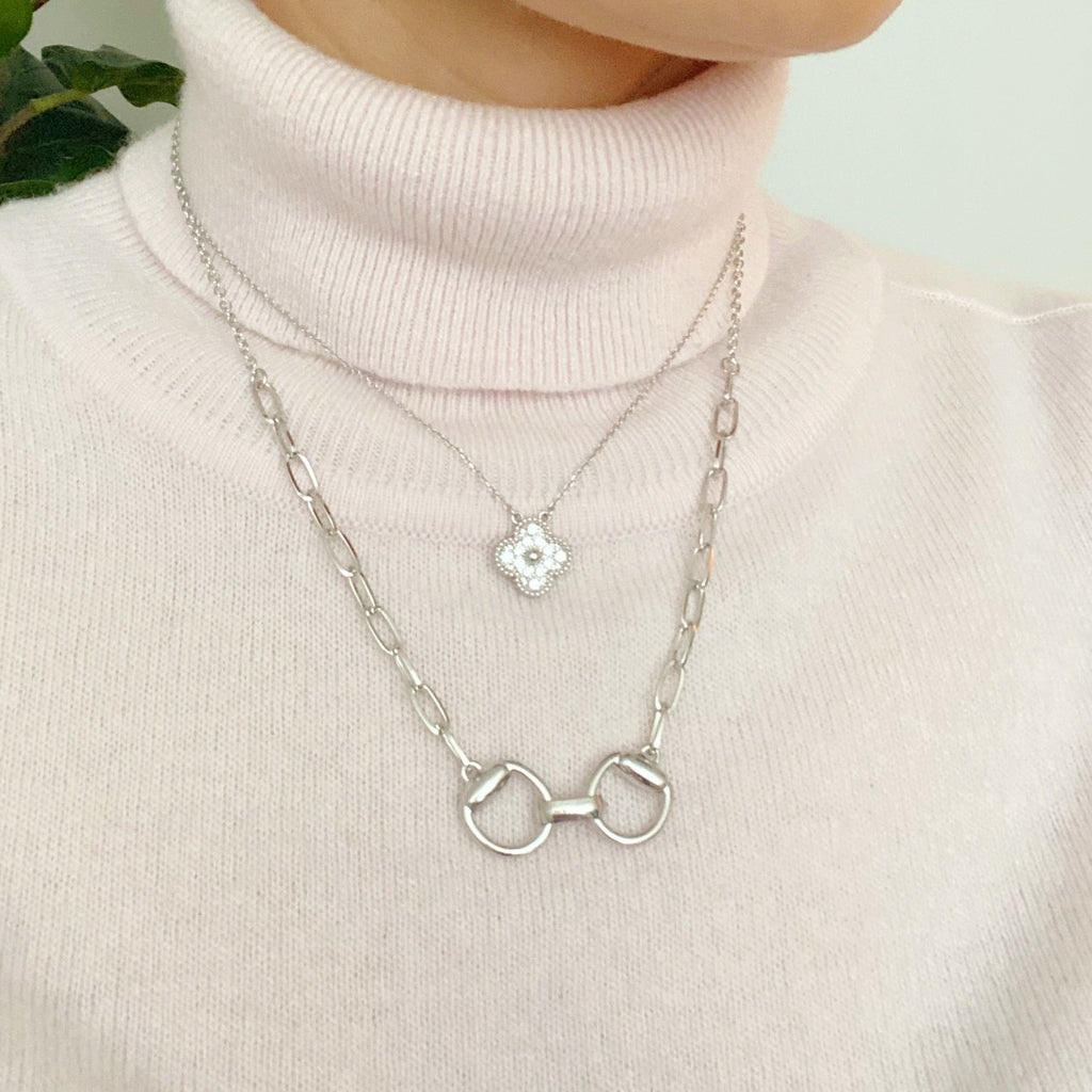 Equestrian Pendant Chain Necklace | Jewelry