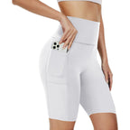 Women's High Waist Pocket Yoga Shorts