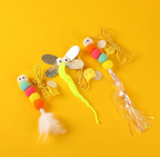 Feather Bell Cat Teaser Toy