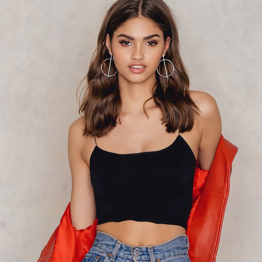 Women's Cotton Knit Cami Tank Top