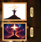 Illuminated Jesus LED Art Decor | Christian Home Decor