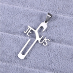 Jesus Cross Pendant Necklace | Christian Jewelry