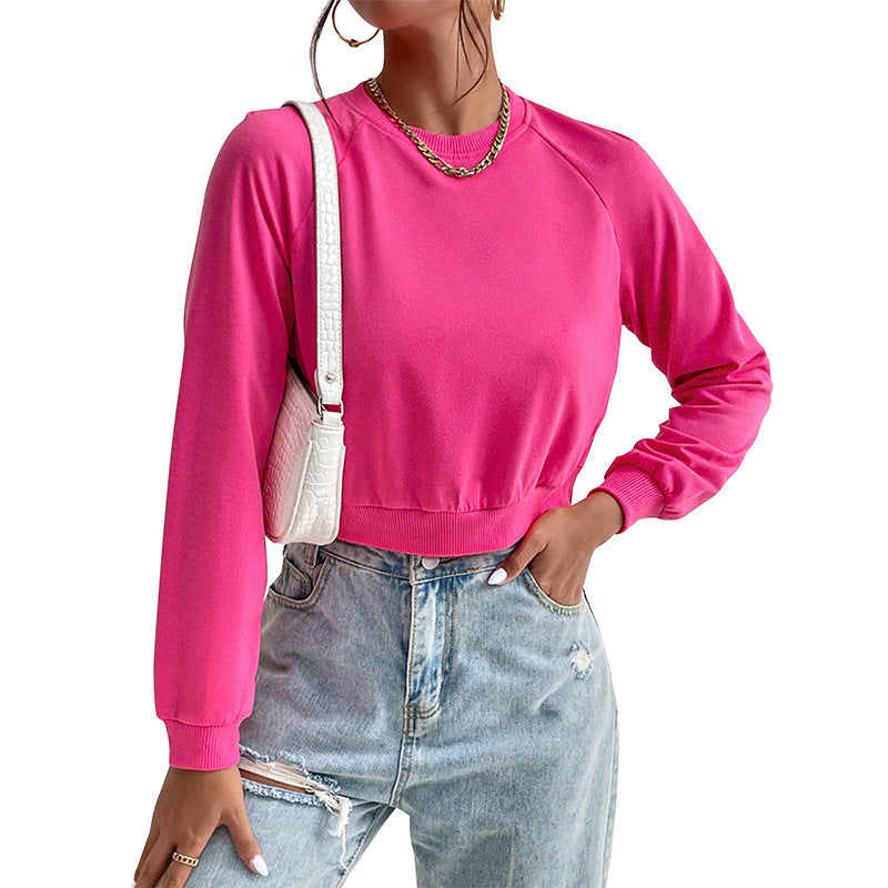 2023 New Women's Crop Top Casual Sweatshirt