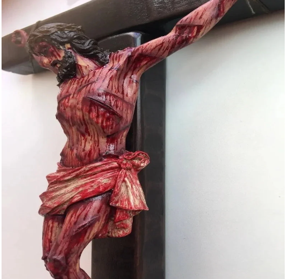 Handmade Realistic Crucifix Christ Resin Decoration (One Piece) | Home Decor