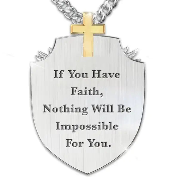 Men's Personalized Cross Pendant Necklace | Christian Jewelry