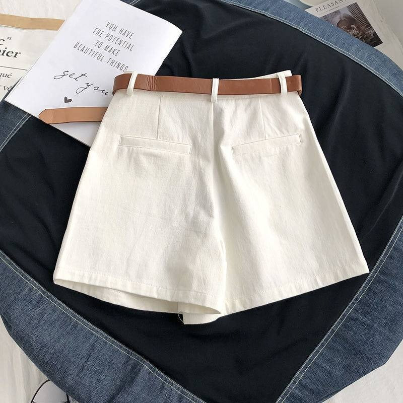 High Waist Wide Leg Women's Shorts