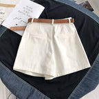 High Waist Wide Leg Women's Shorts