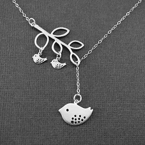 Blessed Birds On The Branch Necklace | Christian Jewelry