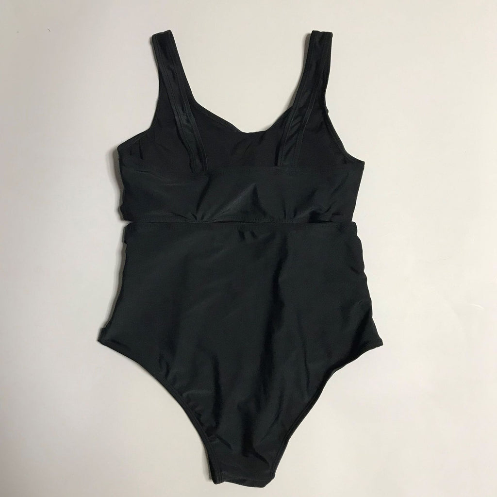 Plus Size Cut-Out One-Piece Swimsuit