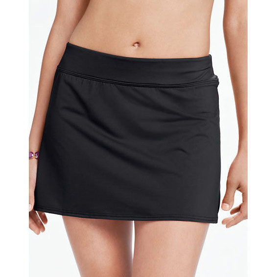 Black Skirted Swim Bottom