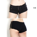 Summer Fashion Sexy Low Waist Denim Shorts for Ladies