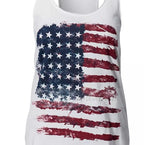 Vintage American Flag Tank Top