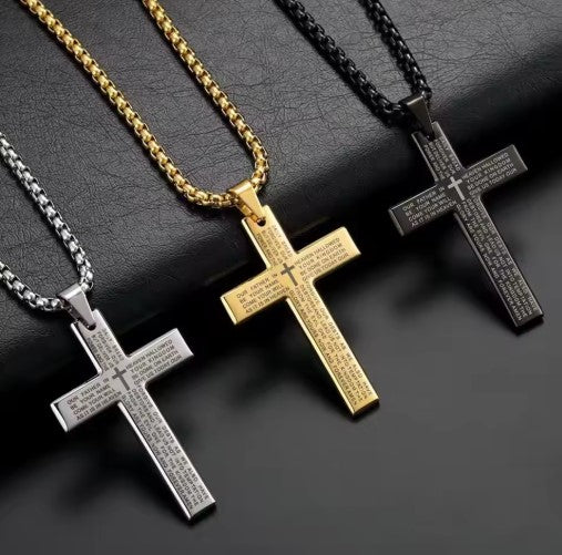 Large Cross Pendant Necklace | Christian Jewelry