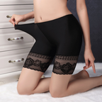 Seamless Lace Safety Shorts for Women (Ice Silk)