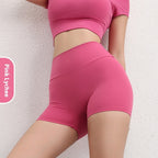 Women's High Waist Hip Lifting Sport Shorts