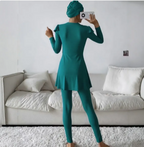 Women's Modest Two-Piece Swimsuit Set