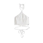 Women's Summer 2022 Crop Top with Neck Strap