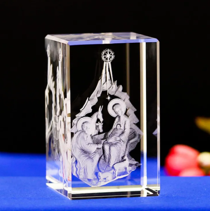 Christian Souvenirs Gifts Crafts Ornaments 3d Crystal | Christian Home Decor