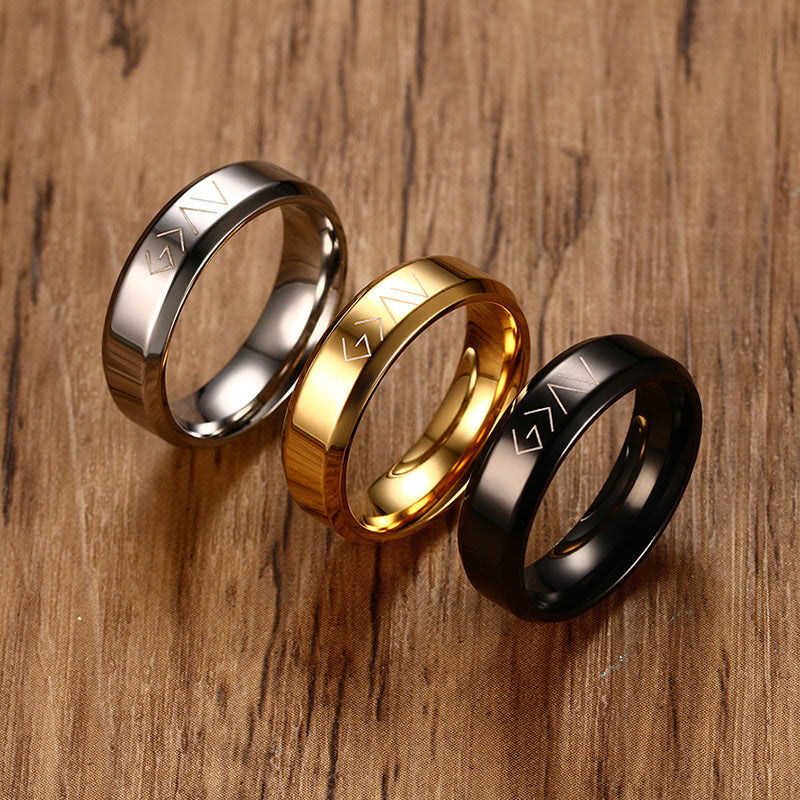 Stainless Steel Christian Scripture Ring | Christian Jewelry