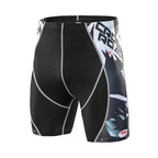 Men's Black Print Swim Jammers