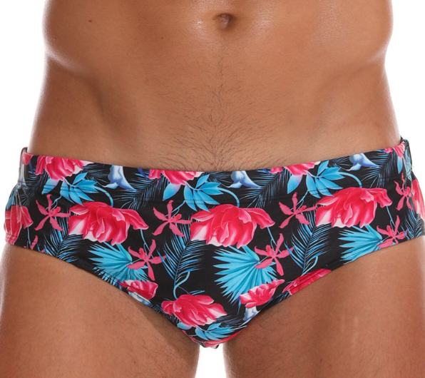 Men's Tropical Floral Swim Briefs