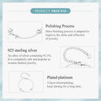 WOSTU Silver Dachshund Dog Charm Bracelet for Women