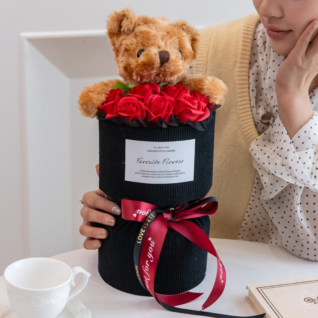 Teddy Bear Bouquet Valentines Gift